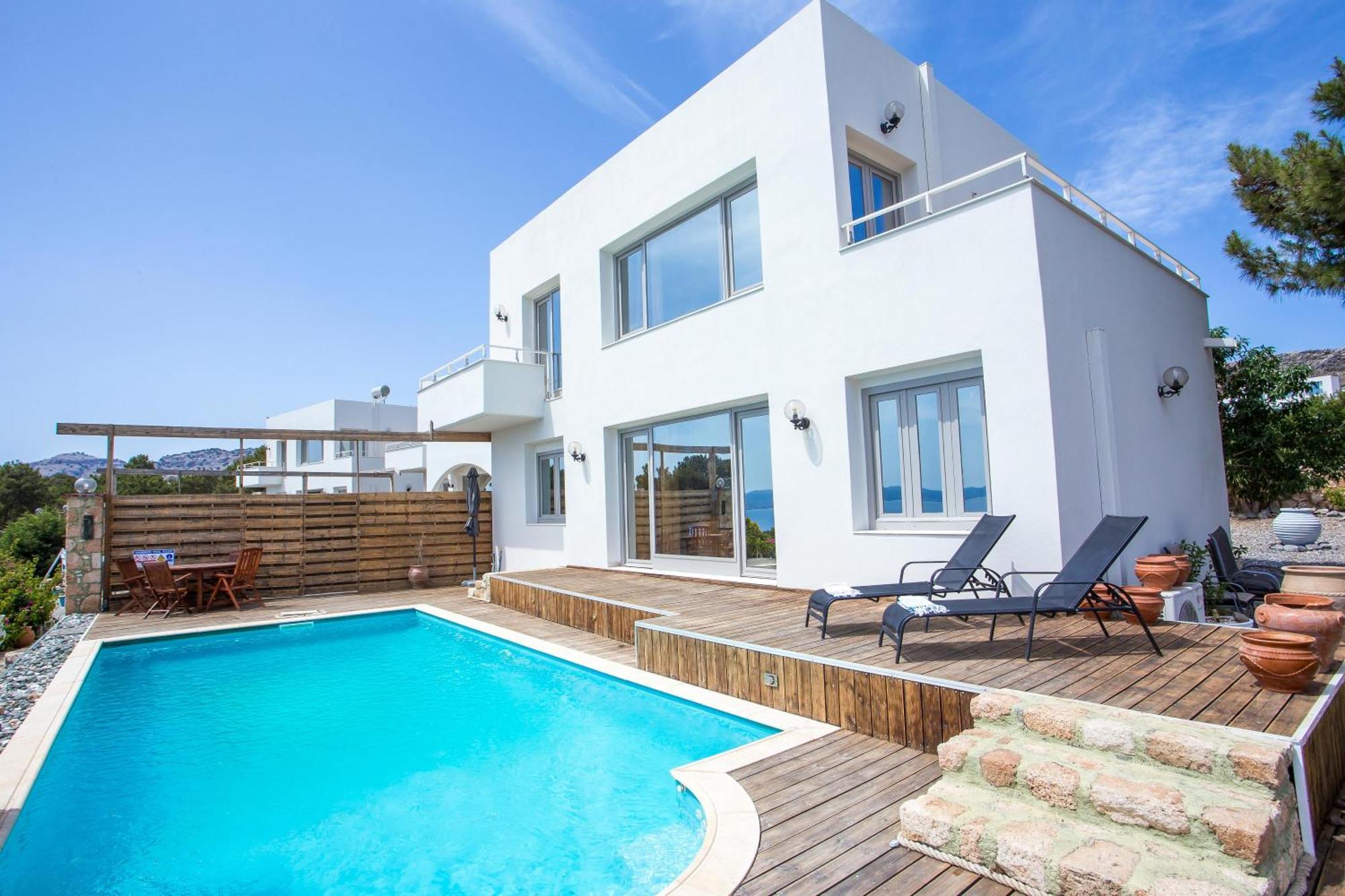 Spilia Bay Villas Pefki エクステリア 写真